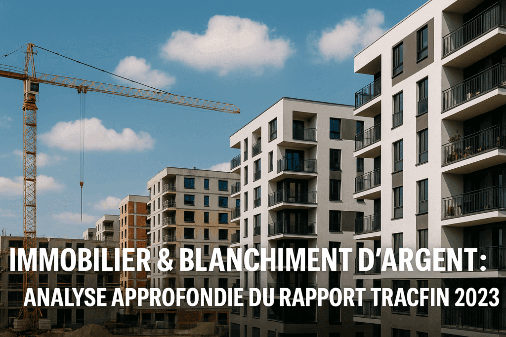 Immobilier & Blanchiment d’argent : analyse approfondie du rapport TRACFIN 2023