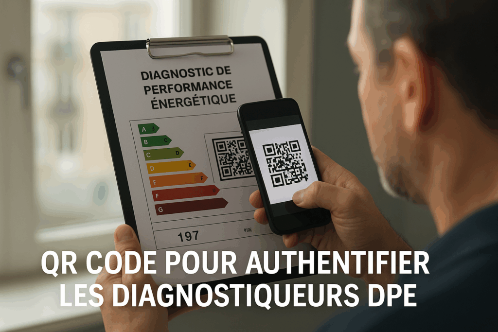 QR code pour authentifier les diagnostiqueurs DPE