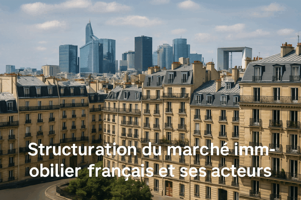 Structuration du marché immobilier français et ses acteurs